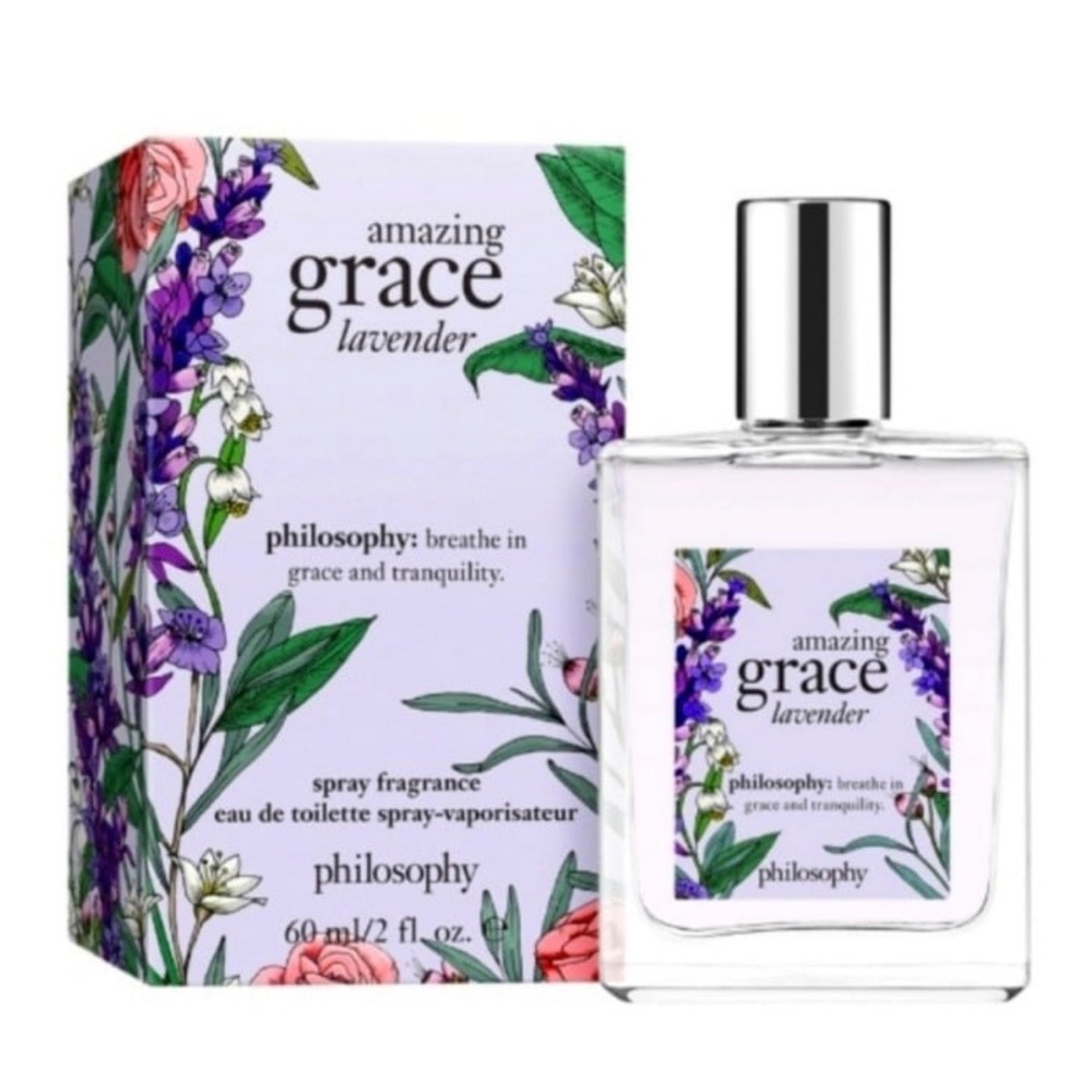 New in box Philosophy Amazing Grace Lavender fragrance 4 oz